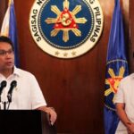 Secretary Manuel Roxas II accepts his appointment to the Department of Interior and Local Government replacing Sec. Jesse Robredo, as announced by President Benigno S. Aquino III during a press briefing at the President’s Hall in Malacanang Palace on Friday (August 31). On the other hand, Cavite 1st District Representative Joseph Emilio Abaya takes over the post of DOTC chief. (MNS photo)