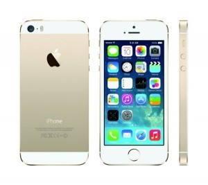 The iPhone 5S As predicted the new iPhone has a fingerprint scanner embedded in the home key. ©Apple Inc