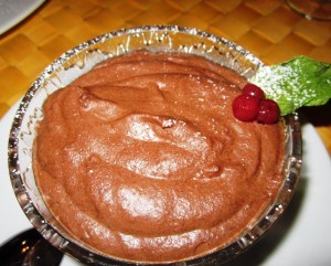 Mousse au Chocolat at Le Potager du Marais (LePotagerDuMarais.fr) Fluffy and rich, this simple yet decadent dessert is completely dairy-free!