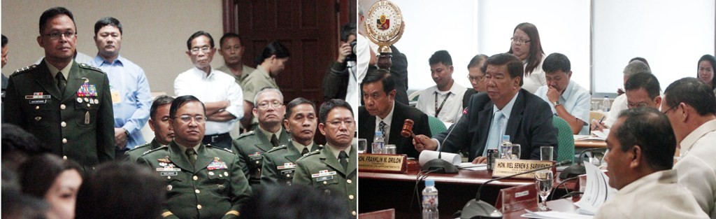 Senate President Franklin Drilon, chair of the Commission on Appointment, confirmed on Wednesday (Feb. 19) the appointment of Lt. Gen. Gregorio Pio P. Catapang, Jr. and 17 other Generals/Flag and Senior Officers in the Armed Forces of the Philippines at the Senate Bldg., Pasay City. (MNS photo)