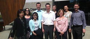 CDF Heart Walk team in Walnut Creek. In honor of National Walking Day, representatives from Union Bank CDF participated in a 30- minute walk in Walnut Creek, CA. The American Heart Association hosts this event on the first Wednesday in April every year. (photo courtesy of www.unionbank.com)