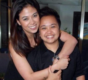 Aiza Seguerra and fiancee Liza Diño (MNS Photo)